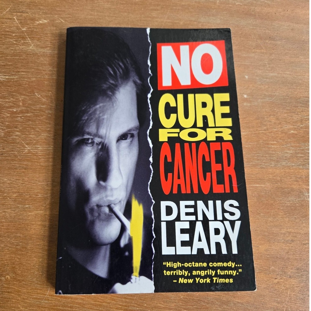 Denis Leary No Cure for Cancer 1992 1st Anchor Edition Humor Paperback Book‎